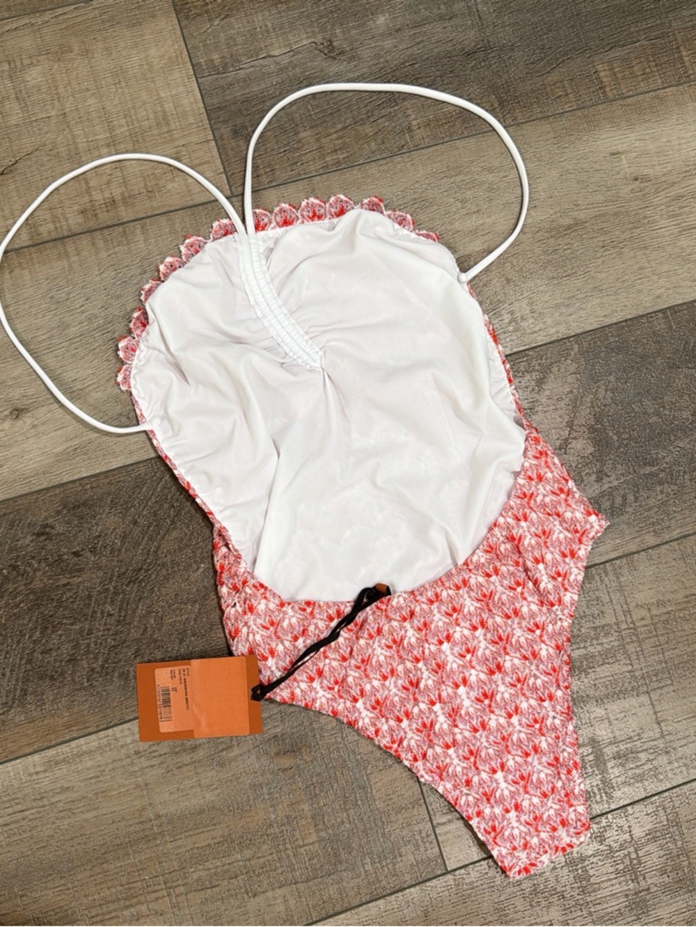 Missoni crochet knit halter one piece swimsuit - Picture 5 of 6